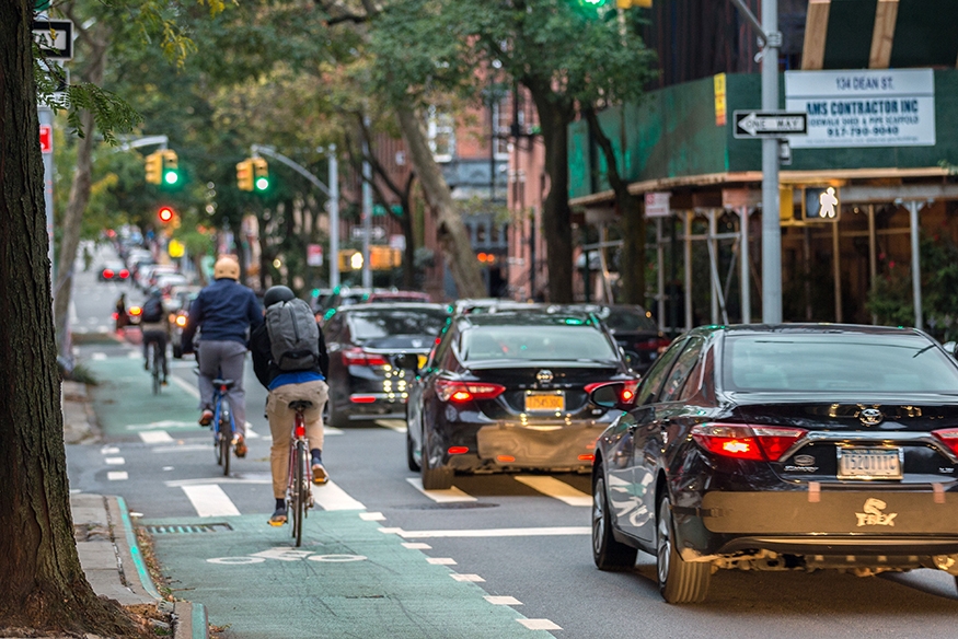 Conventional Bike Lane NYC Street Design Manual